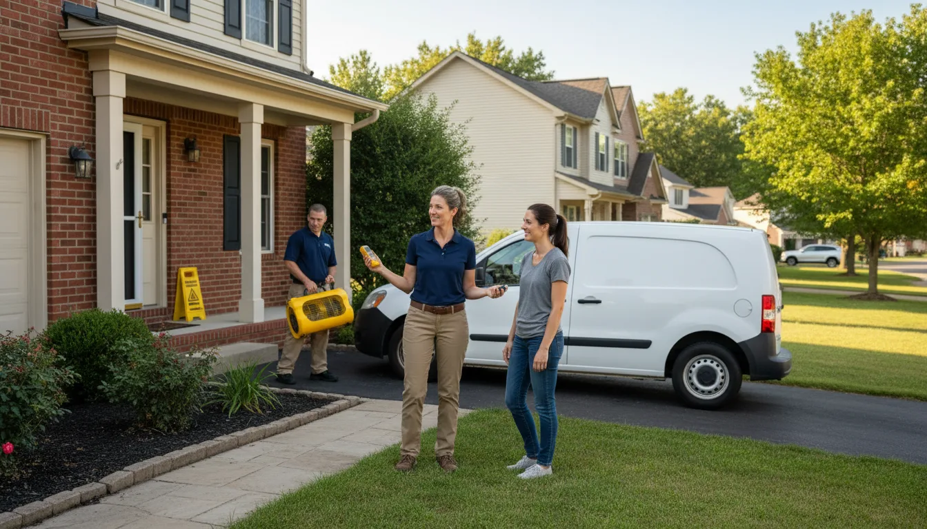 Residential water damage restoration in Imlay City, MI
